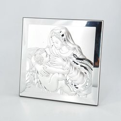 Obrazek z wizerunkiem Matki Bożej Karmiącej w kwadracie