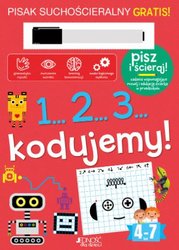 1...2...3... kodujemy! Książka z pisakiem suchościeralnym