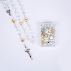 Różaniec do Pierwszej Komunii w pudełku