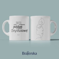 Kubek ceramiczny - Bądźcie sobie wzajemnie poddani w bojaźni Chrystusowej!