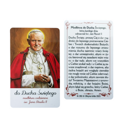 Obrazek plastikowy z modlitwą do Ducha Świętego