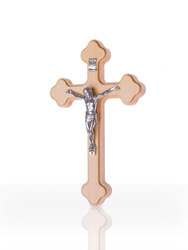 Krzyż z drewna bukowego klasyczny 