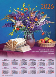 Kalendarz 2026 - plk. średni Bukiet