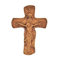 Krzyż gipsowy - Trójca Święta - 19,5 cm