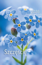 Kalendarz 2026 kieszonkowy Szczęście - kwiat