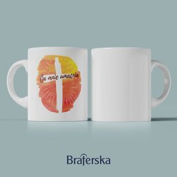 Kubek ceramiczny - On mnie umacnia