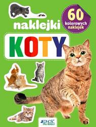 Koty. 60 kolorowych naklejek