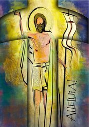 Kartka Braterska - Jezus Zmartwychwstały