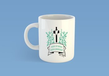 Kubek ceramiczny - Świętość nie nawraca Świętość promieniuje