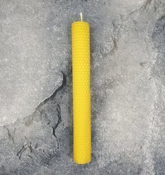 Świeca z węzy pszczelej - 19 cm