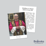 Obrazek z papieżem Leonem XIV – modlitwa w intencji papieża  