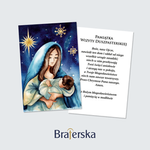 Obrazki kolędowe (50 szt.) - Maryja z Jezuskiem