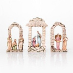 Szopka bożonarodzeniowa - świecąca - Bianco