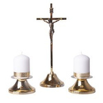 Komplet kolędowy - metalowy prosty 21 cm