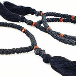 Czotka pleciona 50 - tka czarna