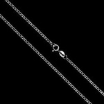 Srebrny łańcuszek - pancerka (2 mm)