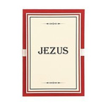 Kartka z imieniem Jezus - bordo