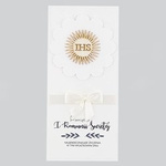 Kartka Pamiątka I Komunii Świętej - biały