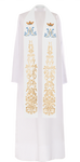 Biała stuła haftowana Maryjna 