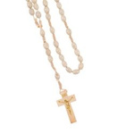 Różaniec drewniany