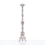 Lichtarz - mosiądz - nikiel - 85 cm