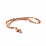 Różaniec - monastyczny ręcznie robiony - jasny brąz