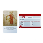 Obrazek plastikowy z modlitwą św. Krzysztof