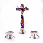 Komplet kolędowy witraż 21,5 cm