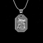 Medalik Matka Boża Częstochowska -srebrny 