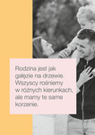 Plakat - Rodzina jest jak gałęzie na drzewie