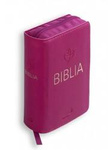 Biblia Tabor flex z zamkiem - Malinowy