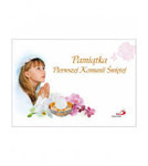 Pamiątka Pierwszej Komunii Świętej (w. dziewczynka)