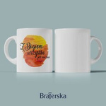 Kubek ceramiczny - Z Bogiem wszystko jest możliwe