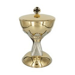 Kielich mszalny pozłacany