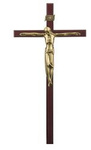 Krzyż wiszący drewniany