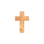 Krzyżyk - drewno - 2x3,3 cm