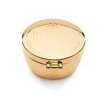 Cyborium z IHS pozłacane wysokie - 3,2 cm