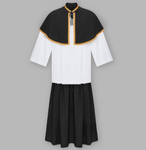 Peleryna i spódnica ministrancka (czarna)