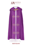 Kapa fioletowa liturgiczna haftowana 