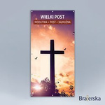 Baner Wielki Post - Modlitwa, Post, Jałmużna