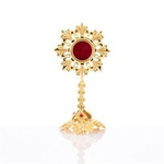 Relikwiarz mosiężny