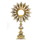 Monstrancja barokowa - 77 cm