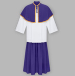 Peleryna i spódnica ministrancka (fioletowa)