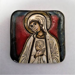 Ikona ceramiczna - MB Fatimska