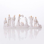 Szopka bożonarodzeniowa - świecąca - Bianco