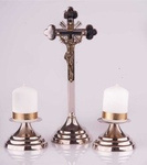 Komplet kolędowy - metalowy - 22 cm