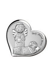 Srebrny obrazek Twój Anioł Stróż w "sercu"