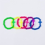 Bransoletka neonowa krzyżyk