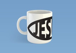 Kubek ceramiczny z napisem Jesus