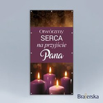 Baner - Adwent Otwórzmy serca na przyjście Pana